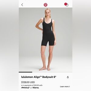 Lululemon Align™ Bodysuit 6"